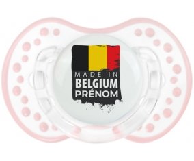 Made in Belgium design 1 Sucete LOVI Dynamic Retro-blanc-rose-tendre classique