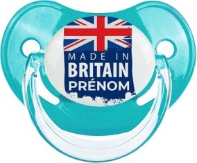Made in Britain design 1 : Sucette Physiologique personnalisée