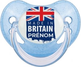 Made in Britain design 1 Sucete Physiologique Bleue à paillette