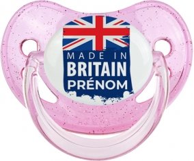 Made in Britain design 1 Sucete Physiologique Rose à paillette