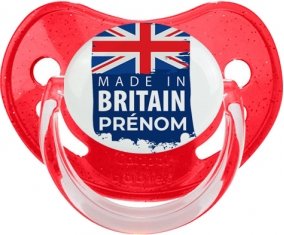 Made in Britain design 1 Sucete Physiologique Rouge à paillette