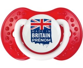 Made in Britain design 1 Tétine LOVI Dynamic Blanc-rouge classique