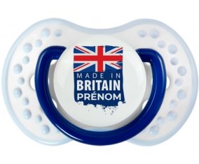 Made in Britain design 1 Tétine LOVI Dynamic Marine-blanc-bleu classique