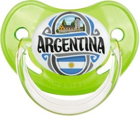 Flag Argentina Sucette Physiologique Vert classique