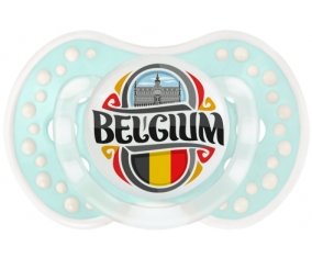 Flag Belgium Sucete LOVI Dynamic Retro-turquoise-lagon classique