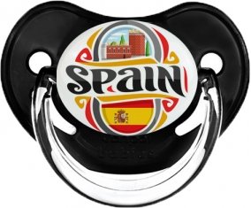 Flag Spain Sucete Physiologique Noir classique