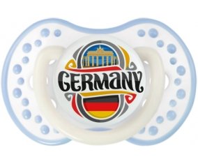 Flag Germany Sucette LOVI Dynamic Blanc-cyan classique