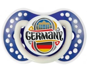 Flag Germany Sucette LOVI Dynamic Bleu-marine phosphorescente