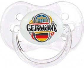 Flag Germany Sucette Cerise Transparent classique