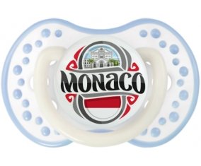 Flag Monaco Sucete LOVI Dynamic Blanc-cyan classique
