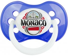 Flag Monaco Sucete Anatomique Bleu classique