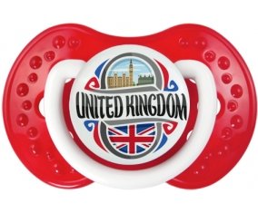 Flag United Kingdom Sucette LOVI Dynamic Blanc-rouge classique