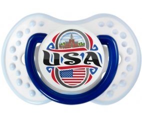 Flag USA Sucette LOVI Dynamic Marine-blanc-bleu classique