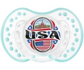 Flag USA Sucette LOVI Dynamic Retro-blanc-lagon classique