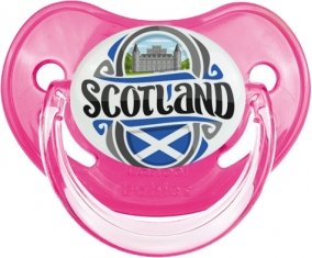 Flag Scotland Tétine Physiologique Rose classique