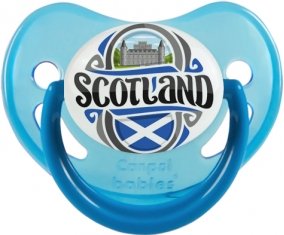Flag Scotland Tétine Physiologique Bleue phosphorescente