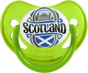 Flag Scotland Tétine Physiologique Vert phosphorescente