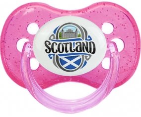 Flag Scotland Sucete Cerise Rose à paillette