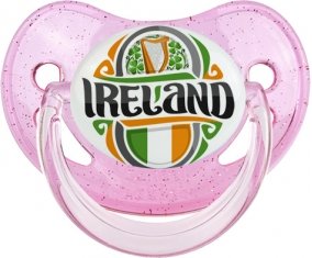 Flag Ireland Sucete Physiologique Rose à paillette