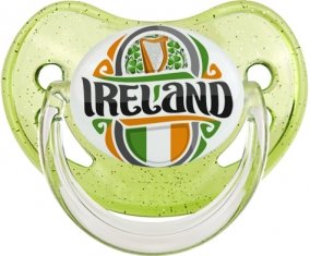 Flag Ireland Sucete Physiologique Vert à paillette