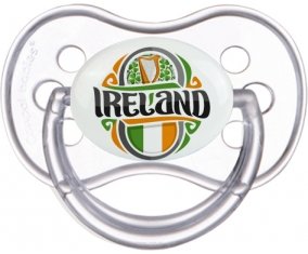 Flag Ireland Sucette Anatomique Transparente classique