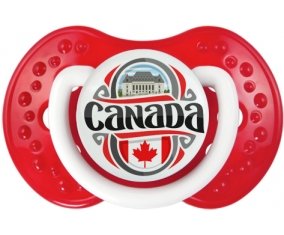 Flag Canada Sucette LOVI Dynamic Blanc-rouge classique