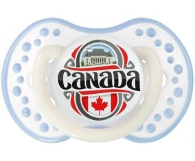Flag Canada Sucette LOVI Dynamic Blanc-cyan classique