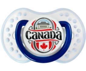 Flag Canada Sucette LOVI Dynamic Marine-blanc-bleu classique