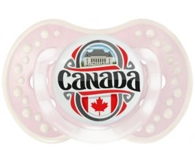 Flag Canada Sucette LOVI Dynamic Retro-rose-tendre classique