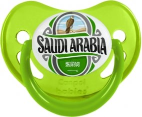 Flag Saudi Arabia Sucette Physiologique Vert phosphorescente