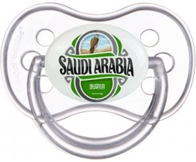 Flag Saudi Arabia Sucette Anatomique Transparente classique