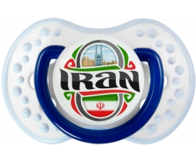 Flag Iran Tétine LOVI Dynamic Marine-blanc-bleu classique