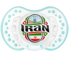 Flag Iran Tétine LOVI Dynamic Retro-blanc-lagon classique