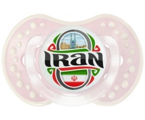 Flag Iran Tétine LOVI Dynamic Retro-rose-tendre classique