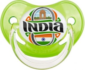 Flag India Sucette Physiologique Vert classique
