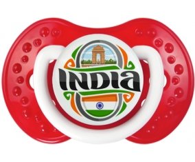 Flag India Sucette LOVI Dynamic Blanc-rouge classique