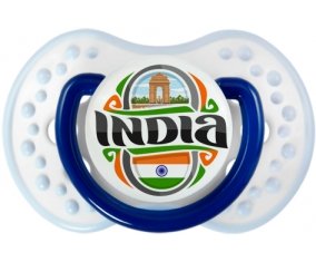 Flag India Sucette LOVI Dynamic Marine-blanc-bleu classique