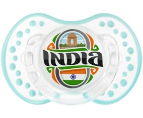 Flag India Sucette LOVI Dynamic Retro-blanc-lagon classique