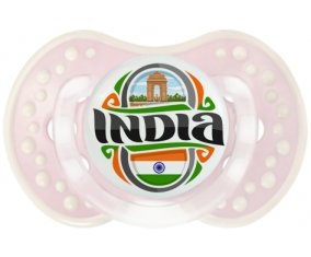 Flag India Sucette LOVI Dynamic Retro-rose-tendre classique