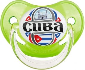 Flag Cuba Sucette Physiologique Vert classique