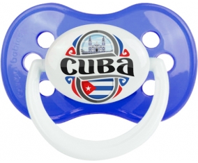 Flag Cuba Sucette Anatomique Bleu classique