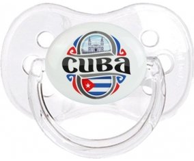 Flag Cuba Tétine Cerise Transparent classique