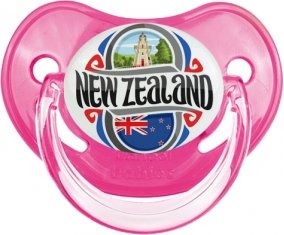 Flag New Zeland Sucette Physiologique Rose classique