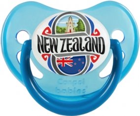 Flag New Zeland Sucette Physiologique Bleue phosphorescente