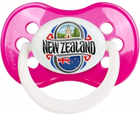 Flag New Zeland Tétine Anatomique Rose foncé classique