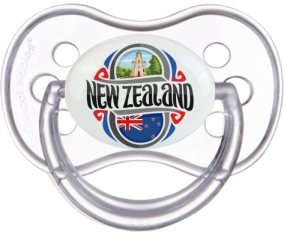 Flag New Zeland Tétine Anatomique Transparente classique