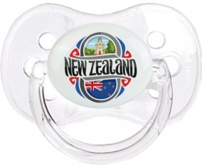 Flag New Zeland Sucette Cerise Transparent classique