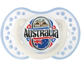 Flag Australia Sucette LOVI Dynamic Blanc-cyan classique