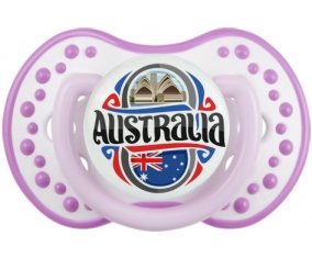 Flag Australia Sucette LOVI Dynamic Blanc-mauve classique