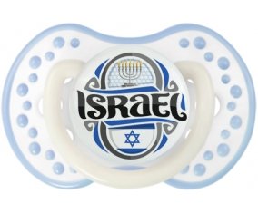 Flag Israel Sucete LOVI Dynamic Blanc-cyan classique